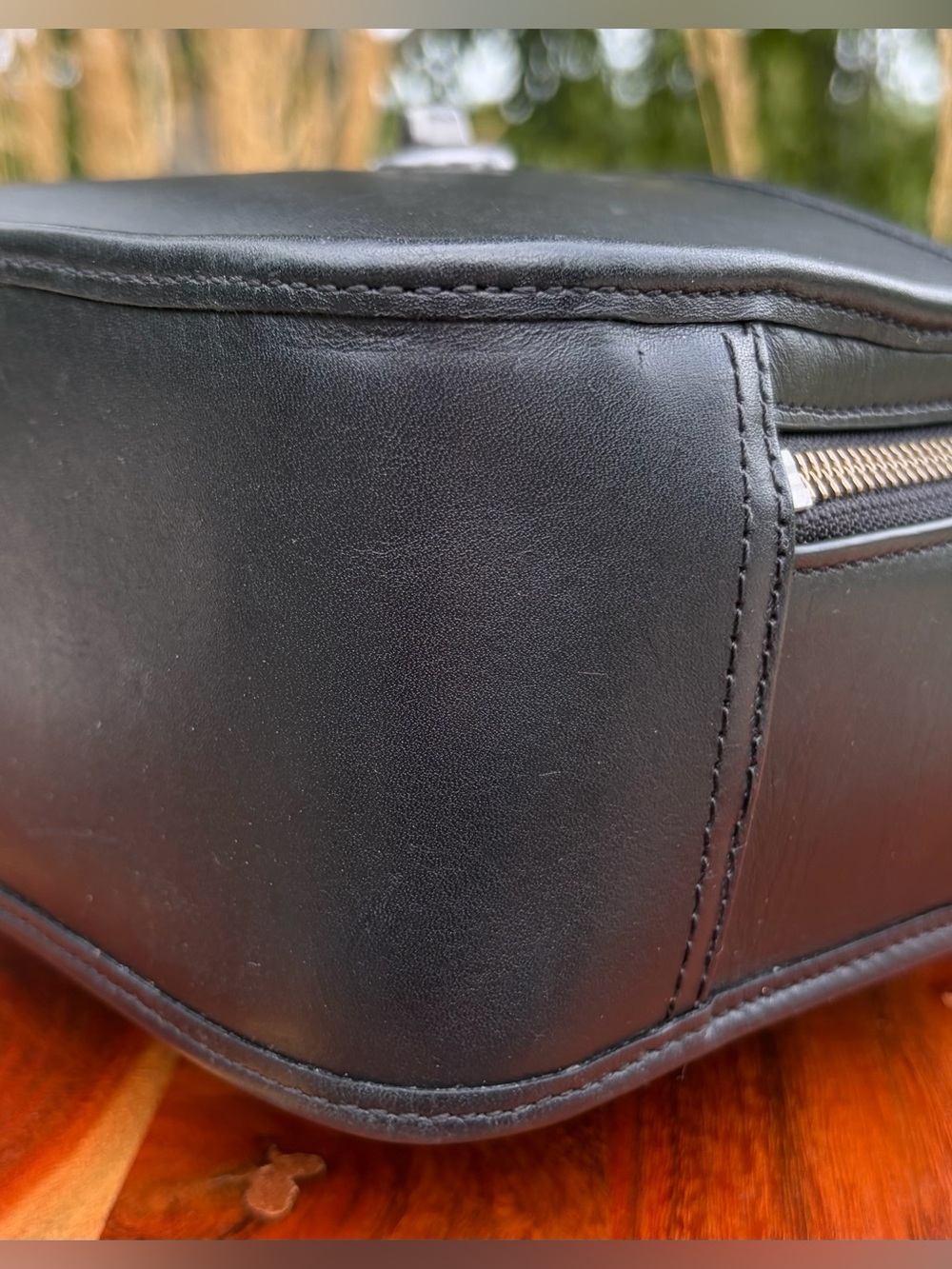 Coach Archive Retro Lunch Pail Black Leather Top handle Crossbody F11785 - Picture 13 of 17